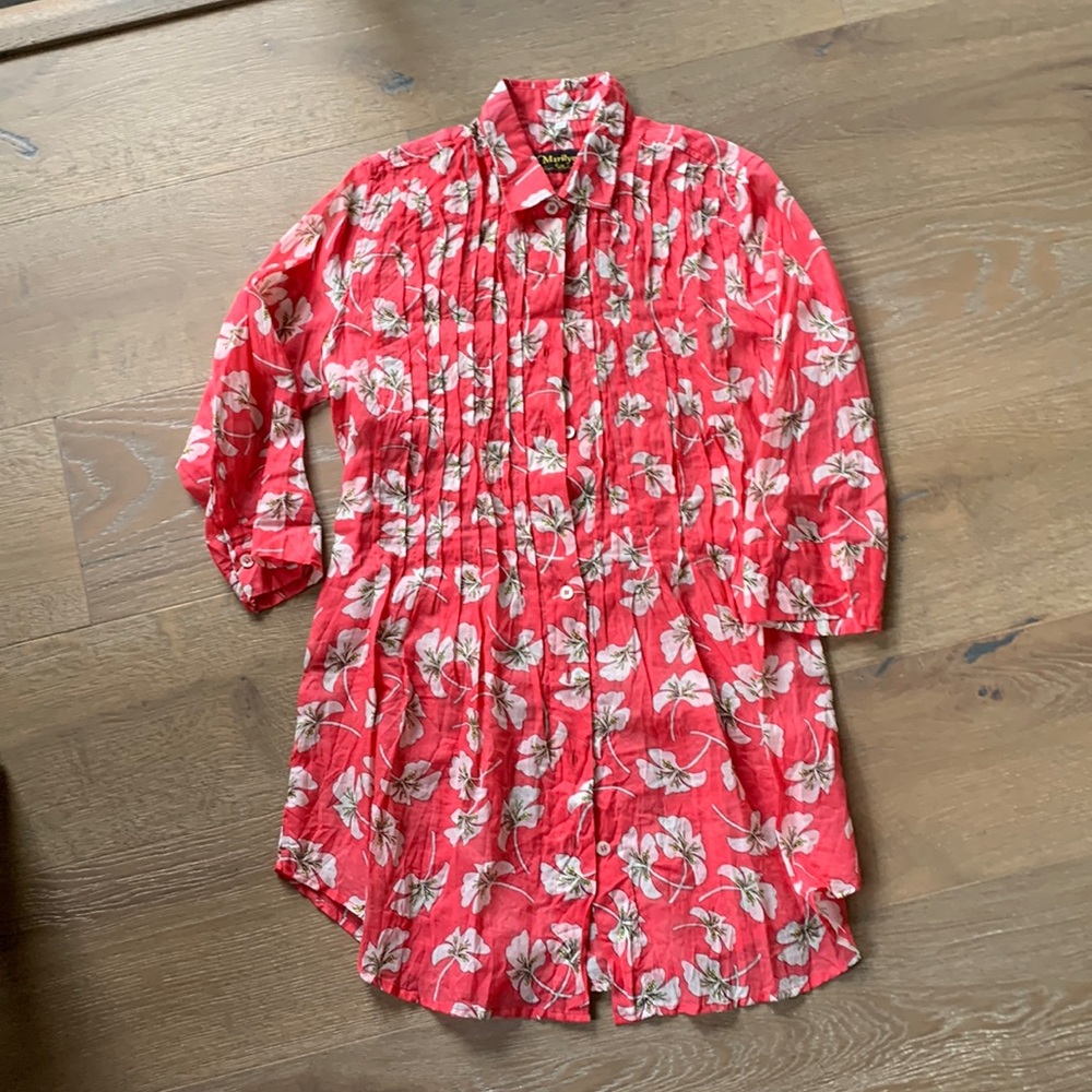 Marilyn’s floral blouse